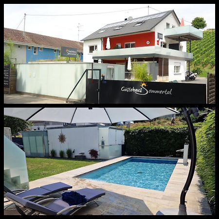 Gaestehaus Sommertal Mit Pool Im Garten, Eigener Parkplatz, 800M Zum Bodensee, 300M Zur Altstadt Meersburg Zewnętrze zdjęcie